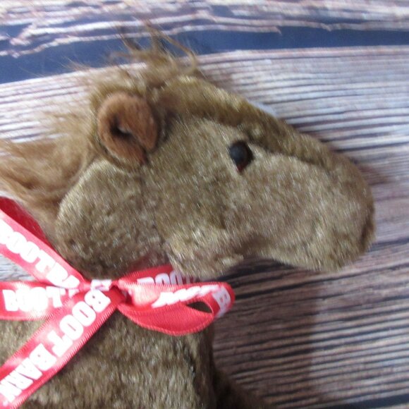 Aurora Brown Pony Horse Plush 12" Get Well Boot Barn Ribbon White Blaze - NWT - Picture 2 of 8